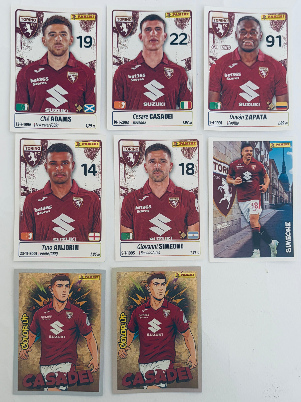CALCIATORI PANINI 2025-2026 | TORINO | N 8