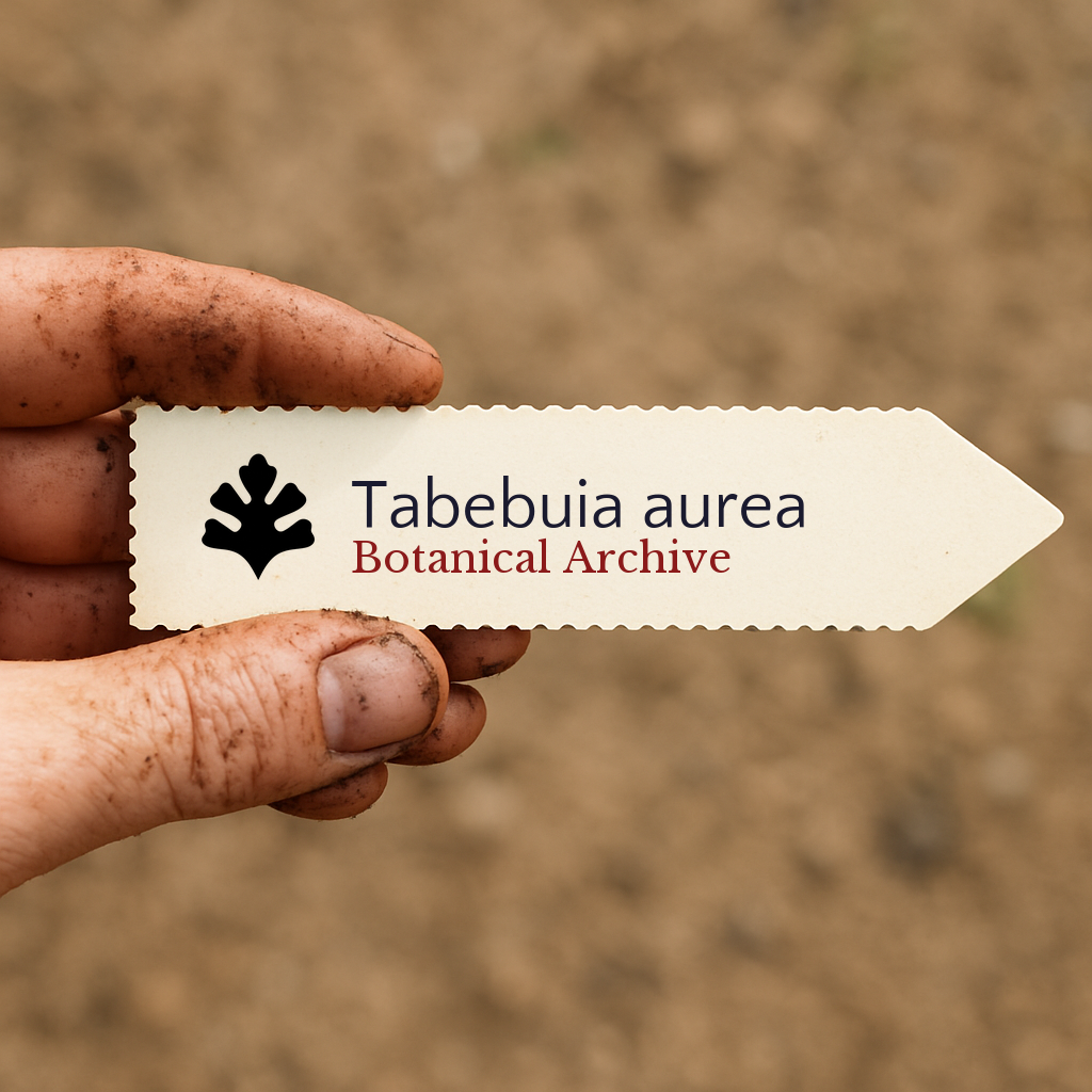 Tabebuia aurea | Golden Trumpet Tree | 100 SEEDS