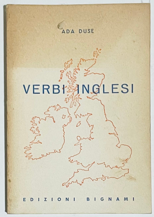 VERBI INGLESI | 1975 | ADA DUSE | EDIZIONI BIGNAMI